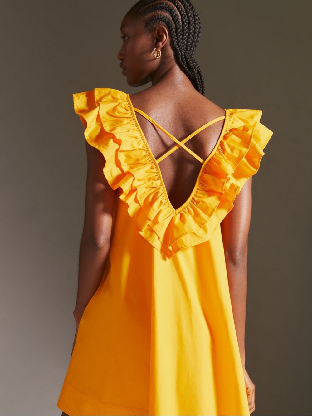 Maeve Ruffle Tunic Mini Dress - Picture 4 of 6